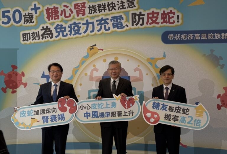 帶狀疱疹疫苗預防重症，「糖尿病、心血管疾病、慢性腎臟病」高風險族群應特別警覺！50歲以上成人及免疫力低下者罹患帶狀疱疹風險高，糖尿病、心臟病、腎臟病患者一旦感染，恐引發神經痛、心肌梗塞、中風或提早洗腎。醫師建議「糖心腎」三大族群及早與醫師討論是否接種帶狀疱疹疫苗，新一代疫苗保護力超過90%、可維持5年以上，有效預防感染與復發，降低住院與失能風險，延長健康壽命。