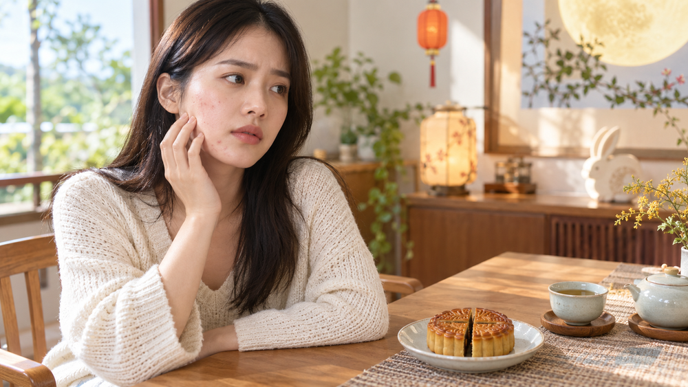 中秋月餅怎麼吃比較不怕爆痘：皮膚科醫師提醒三個重點